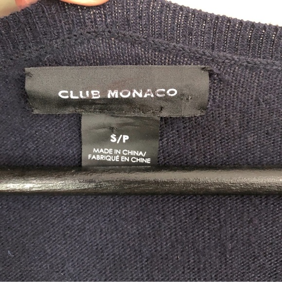 SOLD Club Monaco wool alpaca blend sweater dress - Picture 4 of 9